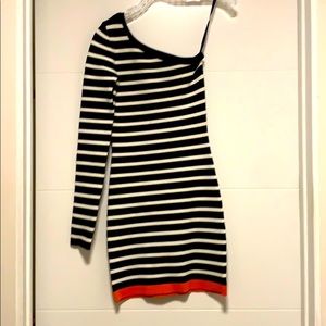 BCBG one shoulder dress